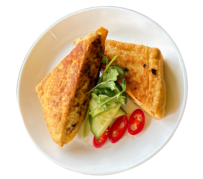 Đậu Hủ Nhồi Thịt Chiên (Fried Stuffed Tofu)