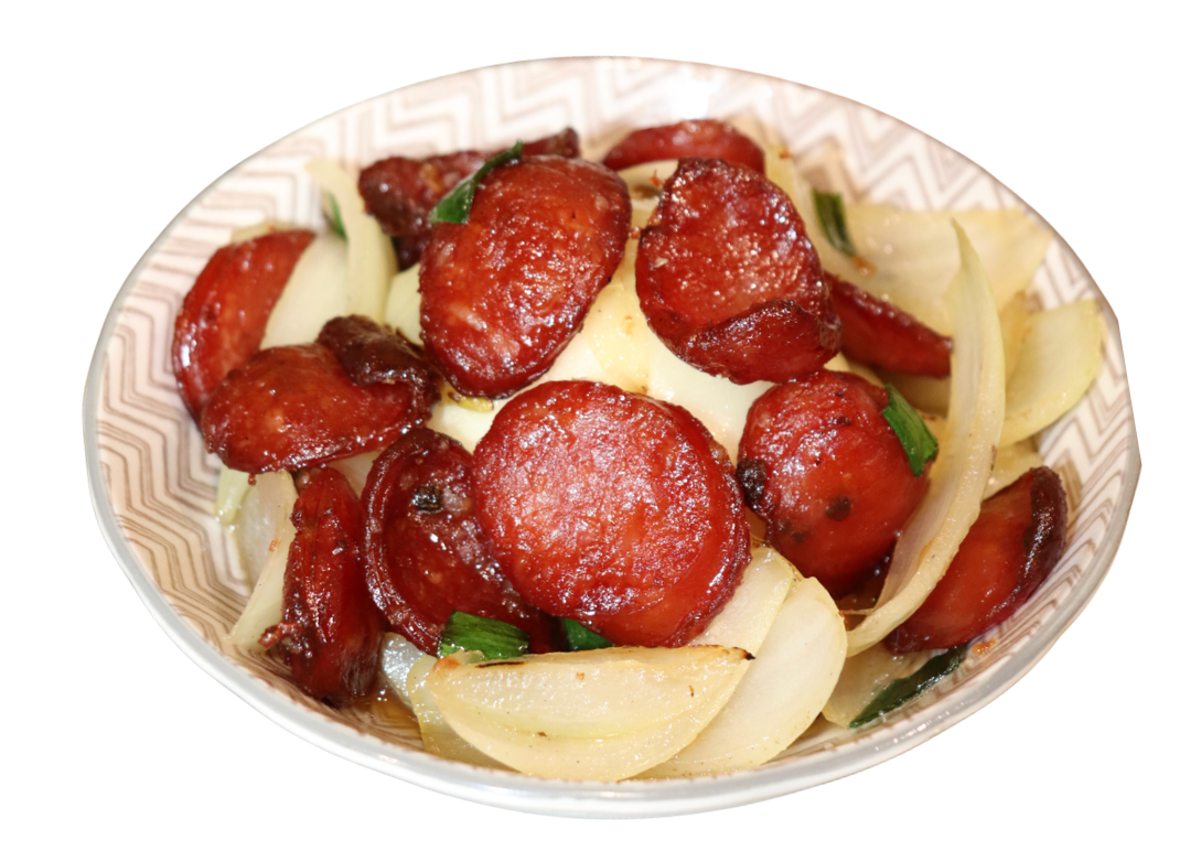 Lạp Xưởng Chiên Nước Mắm (Stir-fried Chinese Sausage in Fish Sauce)