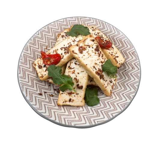 Cơm Đậu Hũ Xào Xả Ớt (Lemongrass Tofu with Rice)