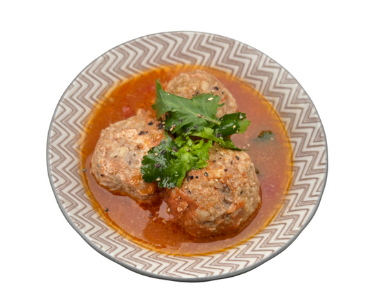 Cơm Xíu Mại (Rice with Meat Balls in Tomato Sauce)