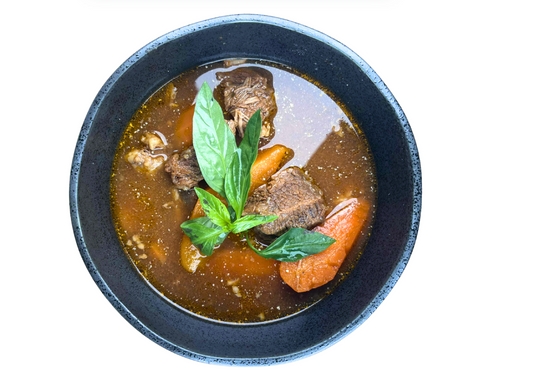 Hủ Tiếu Bò Kho (Viet-style Beef Stew Noodle Soup)